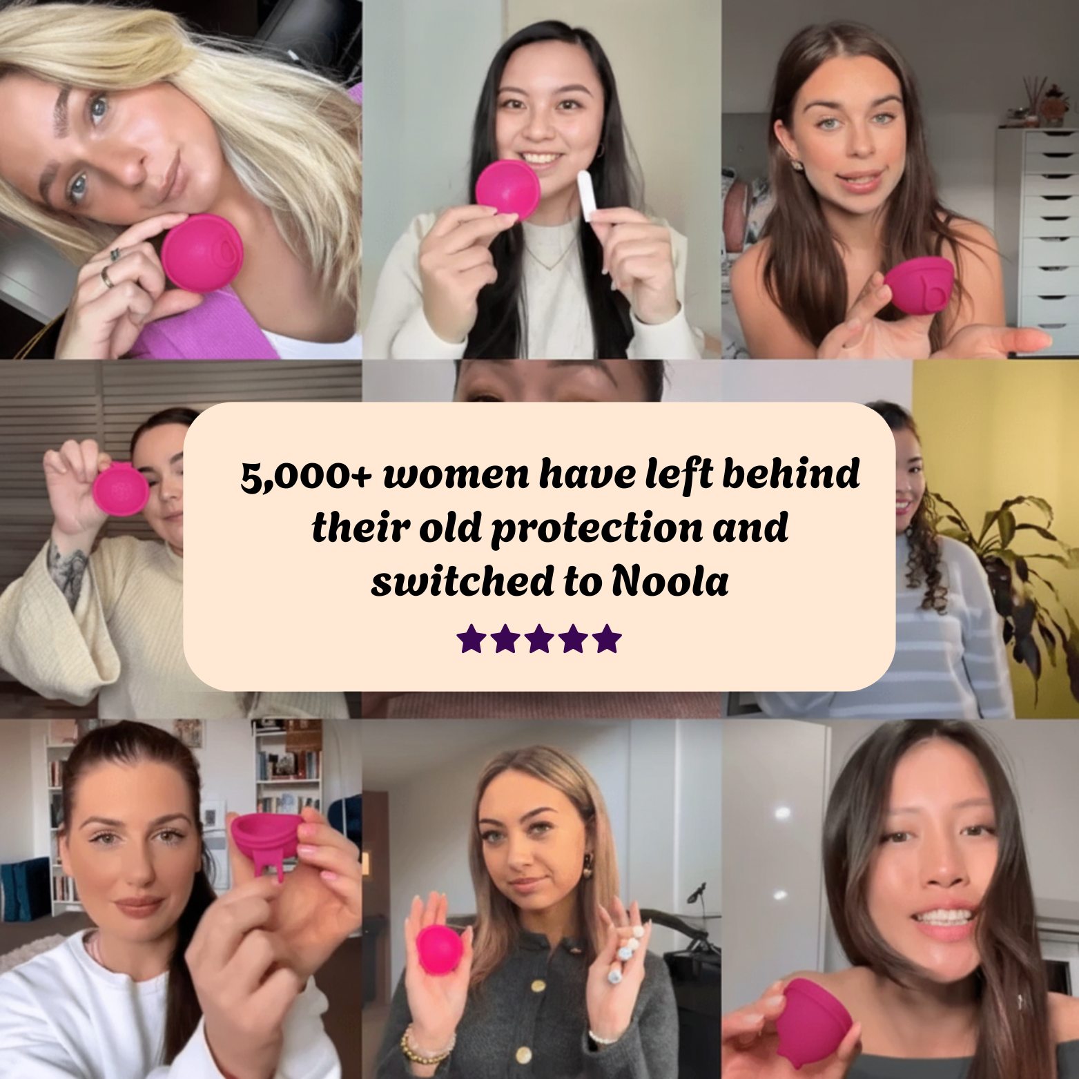 Noola Menstrual Disc From BPA-Free Medical Grade Silicone BUNDLE