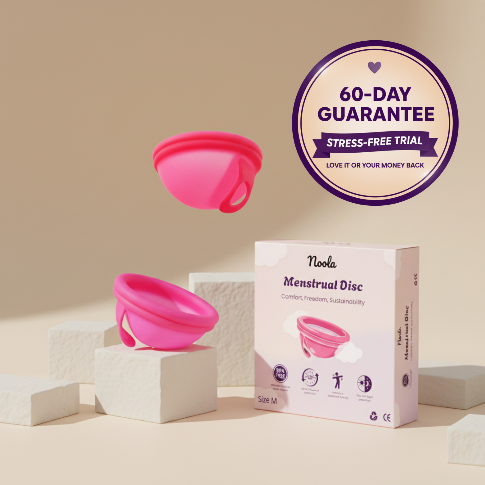 Noola Menstrual Disc From BPA-Free Medica Grade Silicone